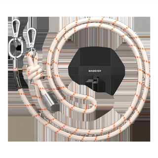 MAGEASY STRAP 掛繩片組 8.3mm 適用於 Crossbody & Necklace, 醒目杏, 1組