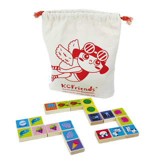 KCFriends 排列骨牌 訓練視覺能力 手眼協調 無毒無刺激性氣味, 1組, Multicolor