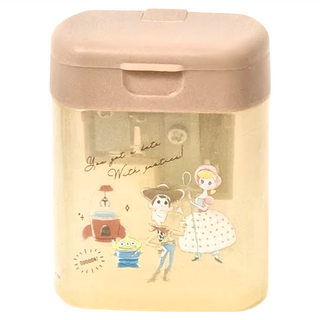 TOY STORY 玩具總動員 返校日兩用削筆器 5x4x2.7cm 迪士尼正版授權, 玩具總動員棕, 1個