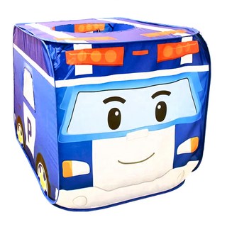 nunuKIDS 努努寶貝 波力球池帳篷二合一遊戲屋 含50顆球, 42 x 42cm, 波力, 1組