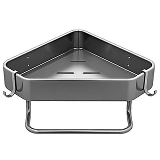 AHOYE 加固型免打孔角落置物架 浴室收納, 1個, 單一顏色