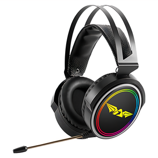 ARMAGGEDDON 強悍 7.1 聲道 RGB電競耳機麥克風, 黑色, Nuke13R