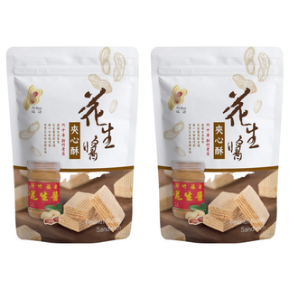 新竹福源 花生醬夾心酥, 192g, 2袋