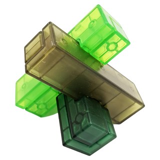 YouRPUZZLE-孔明鎖-潛伏鎖-翡翠L2733, 1入