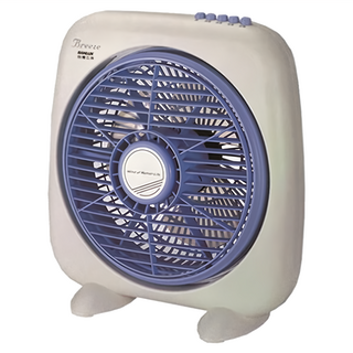 SANLUX 台灣三洋 箱扇 10吋 SBF-1000A1 方型扇 按鍵式三段風速調整 風向360°迴轉上下角度調整 造型精巧大方