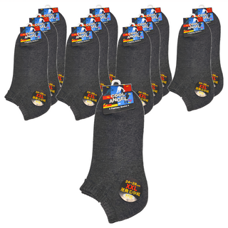 COOL ANGEL 毛巾船型襪 12雙入