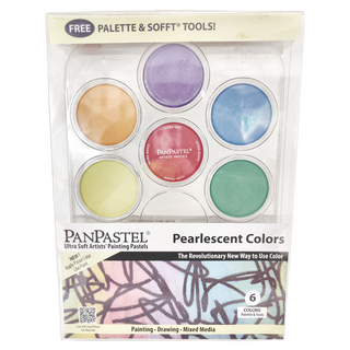 PANPASTE L 軟質藝術家盤粉彩餅 6色, 1組