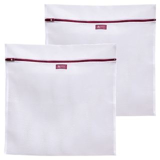 felt Ichiban 有感良品 角型洗衣袋 荒目款, 拉鍊止滑設計, 2個