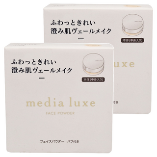 media 媚點 台灣公司貨 輕透柔光蜜粉 14g, 2個