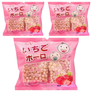 御之味 小饅頭 草莓風味 美味無年齡限制 酥脆香濃蛋香, 150g, 3袋