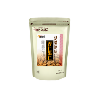 元氣家 烘焙原味杏仁果 200g, 低溫烘焙, 非油炸, 無調味, 1包
