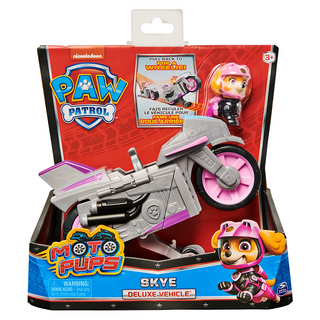 PAW PATROL 汪汪隊立大功 機動隊特技機車迴力車 DELUXE VEHICLE, 天天 + 機動飛天機車, 1盒