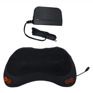 ALC 四鍵調整溫感按摩枕, 親膚材質透氣網格, 車家兩用, MS1