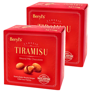 Beryl's 杏仁夾心提拉米蘇風味牛奶巧克力 65g, 2盒