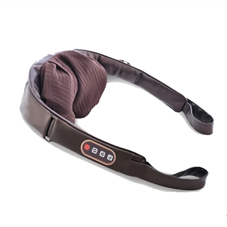 tokuyo 督洋 肩頸鬆PLUS 肩頸按摩器 TH-535 頸部揉捏再升級 3D溫感按摩 4顆立體+2顆深層按摩球 超纖皮革材質, TH-535F