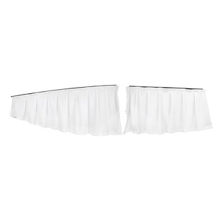 Model Y 前排 + 後排側窗遮陽簾 Set 4件 防曬 露營 母嬰 更換衣物 午休, 白色, 1組