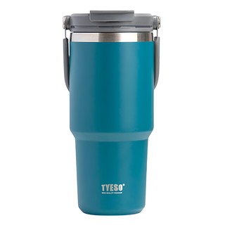 TYESO 泰碩 手提304不銹鋼水杯, 藍色, 750ml, 1個