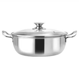 王樣 304特厚火鍋 附蓋 20cm 湯鍋 燉鍋 滷鍋, B12020, 1組