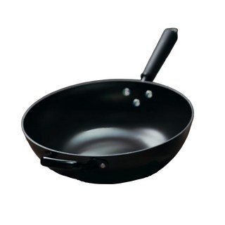 THANKFUL 膳夫 薄鑄鐵深炒鍋 32cm 不含蓋 - 家庭適用、導熱均勻、輕巧好用, 1個