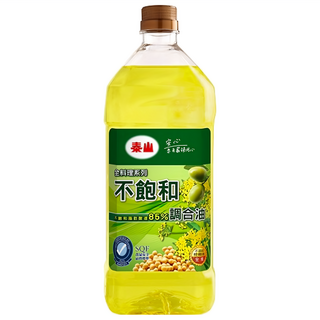 泰山 不飽和健康調合油, 不添加棕梠油, 精選高級植物油, 冷壓初榨橄欖油, 不飽和脂肪酸84%, 耐高溫低油煙, 2L, 1瓶
