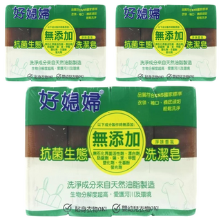 好媳婦 無添加抗菌生態洗潔皂 (淨味香氛) Set 4入, 520g, 3組