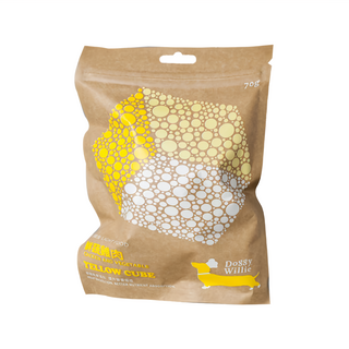 Doggy Willie 小犬威利 CUBE 冷凍乾燥零食, 無負擔纖維零食 補充鈣與營養, 鮮蔬雞肉, 70g, 1包