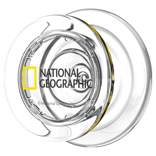 NATIONAL GEOGRAPHIC 國家地理 磁吸手機支架Grip Stand, 透明, 1個