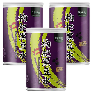 長青穀典 枸杞黑豆水 嚴選黑豆文火焙煎 優質枸杞肉質豐厚柔軟 三角立體茶包 簡單沖泡, 80g, 3罐