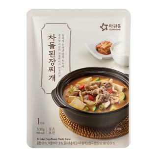 OURHOME 牛五花大醬湯, 韓國風味, 加熱即食, 內附肥瘦適中五花肉, 300g, 1包