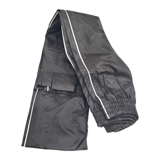 BOT 雙反光防水雨褲，高標準防水布料，尺寸可選, 2XL, 黑色
