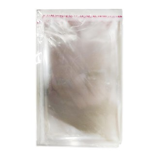 其他 OPP自黏袋 透明自黏袋 包裝袋 餅乾袋 糖果袋, 10 x 14cm + 4cm, 1000個