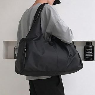 PORA BELLA 瑜珈健身乾濕分離大容量收納包 肩背手提兩用 YB002, 黑色, 1個