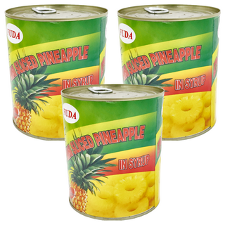 富達 迷你鳳梨片 罐裝, 830g, 3罐