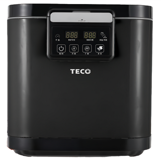 TECO東元 智能烘乾攪碎 3.8L家用廚餘處理機 快速分解廚餘 活性碳除臭, XYFYR001, 1台, Black
