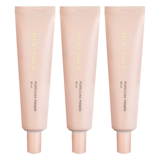 MERYTHOD 隱形毛孔妝前飾底乳, 添加美白抗皺成分, 保濕舒緩肌膚, 30ml, 單一顏色, 3條