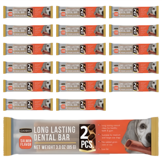 GOODIES 耐嚼型潔牙棒 2支裝, 鮭魚風味, 85g, 18包