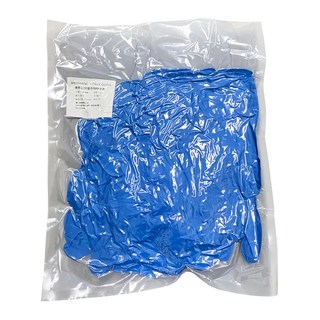 美恆 12吋NBR藍色手套 加長款 L號, 100個, 1盒