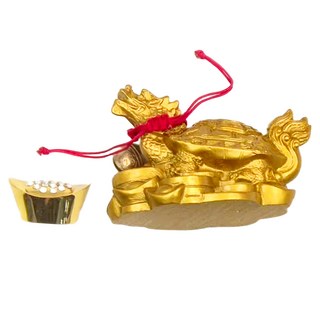 招財開運仿銅龍龜擺飾, 1個