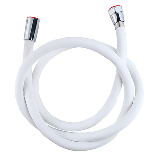 bebehome 加厚防爆矽膠蓮蓬頭軟管 四分通用, 1.5m, 白色