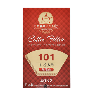 K.G.M 金嘉美 101扇形濾紙 1-2人用, 40個, 1盒