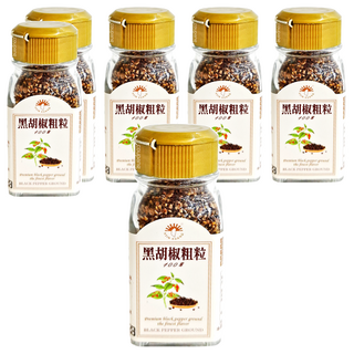 新光洋菜 黑胡椒粗粒，全素，35公克±3公克，馬來西亞產, 35g, 6瓶