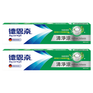 Day and Night 德恩奈 清淨涼牙膏 德國進口, 156g, 2條
