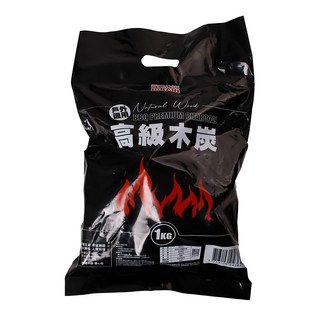 Hikari 日光生活 高級天然木炭 戶外燒烤適用, 1kg, 1包