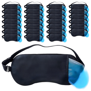 冰敷熱敷眼罩，眼罩套+冰袋，18cm x 9cm, 1入, 28個