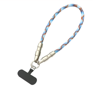 手機掛繩二合一充電線 Type-C to lightning YC075, 30cm, 冰島藍, 1條