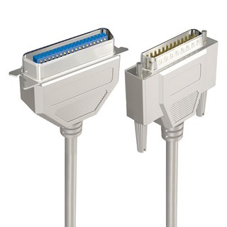 UniSync DB25-DB36公對母標準印表機傳輸連接線, 2.5M長度, 1條