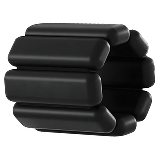 矽膠負重手環腳環, 黑色, 250g, 33 x 23 x 20cm
