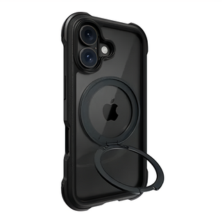 MAGEASY Odyssey Stand M 超軍規防摔磁吸手機殼 20英尺高空防摔保護 360度旋轉支架, iPhone 16 Plus, 單一顏色