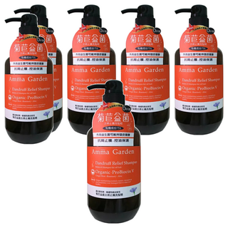 艾瑪花園 Amma Garden 菊苣益菌去屑止癢洗髮精, 750ml, 6瓶