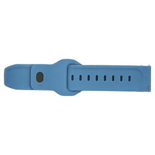 Apollo Life 阿波羅 米粒紋反扣矽膠錶帶 - 薄霧藍色, 通用型22mm, 2條
